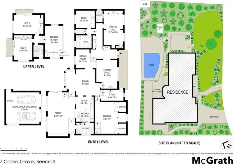 Floorplan of Homely house listing, 7 Cassia Grove, Beecroft NSW 2119