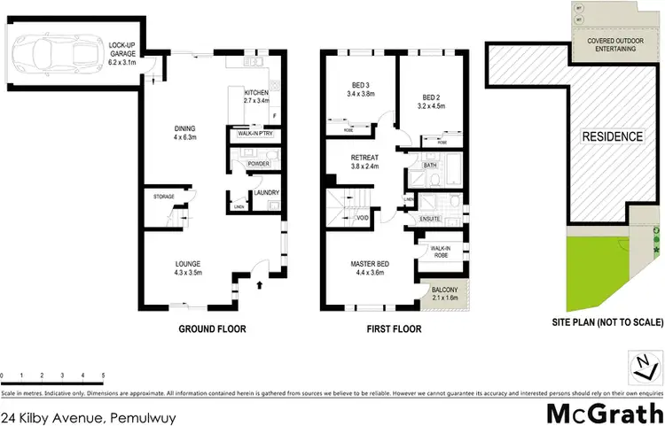 Floorplan of Homely house listing, 24 Kilby Avenue, Pemulwuy NSW 2145