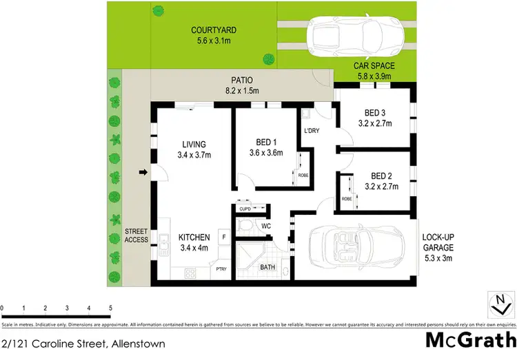 Floorplan of Homely apartment listing, 2/121 Caroline Street, Allenstown QLD 4700