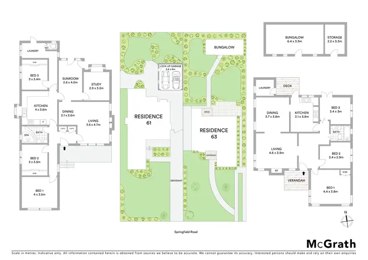 Floorplan of Homely house listing, 61 & 63 Springfield Road, Box Hill North VIC 3129