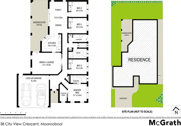 Floorplan of Homely house listing, 38 City View Crescent, Mooroobool QLD 4870