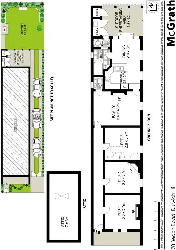 Floorplan of Homely house listing, 78 Beach Road, Dulwich Hill NSW 2203