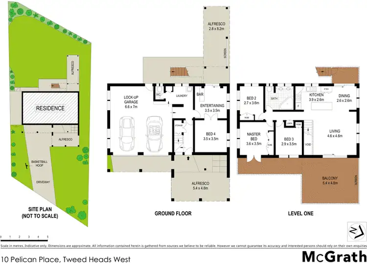 Floorplan of Homely house listing, 10 Pelican Place, Tweed Heads West NSW 2485