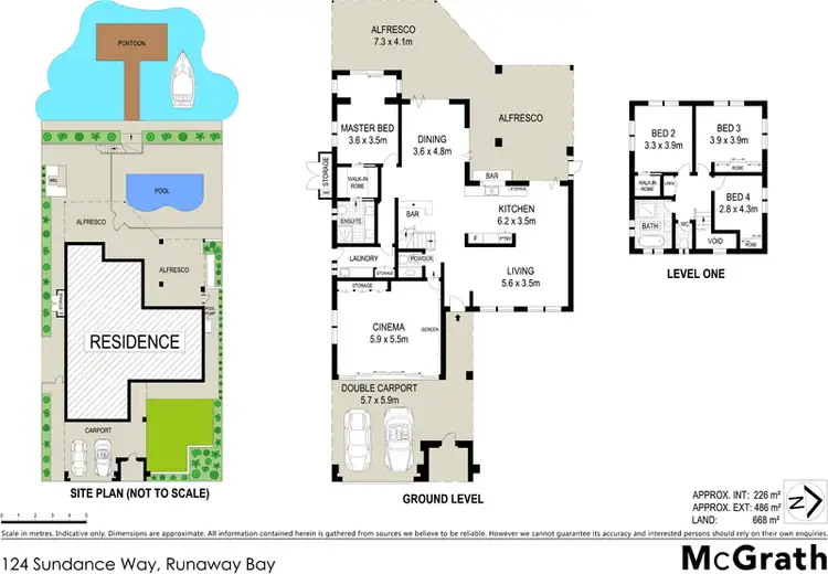 Floorplan of Homely house listing, 124 Sundance Way, Runaway Bay QLD 4216