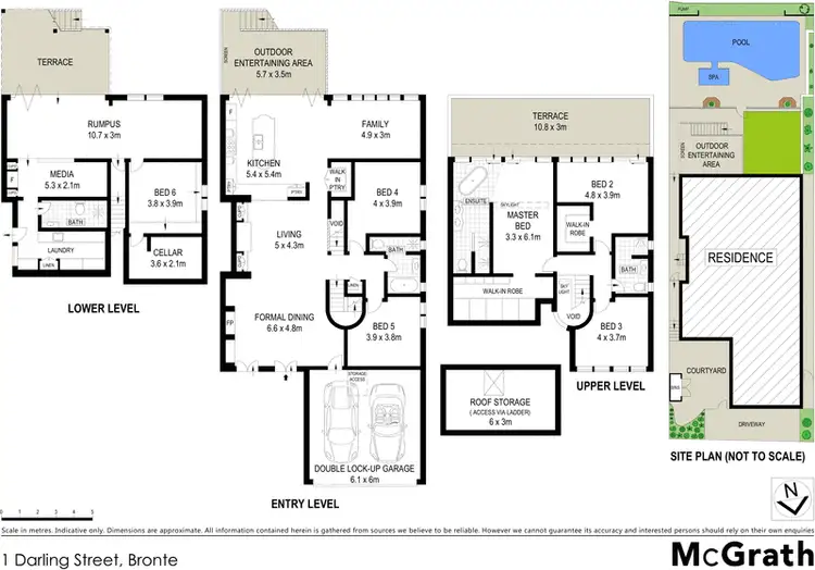 Floorplan of Homely house listing, 1 Darling Street, Bronte NSW 2024