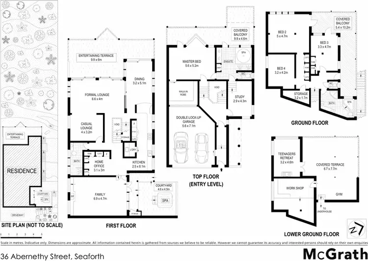 Floorplan of Homely house listing, 36 Abernethy Street, Seaforth NSW 2092
