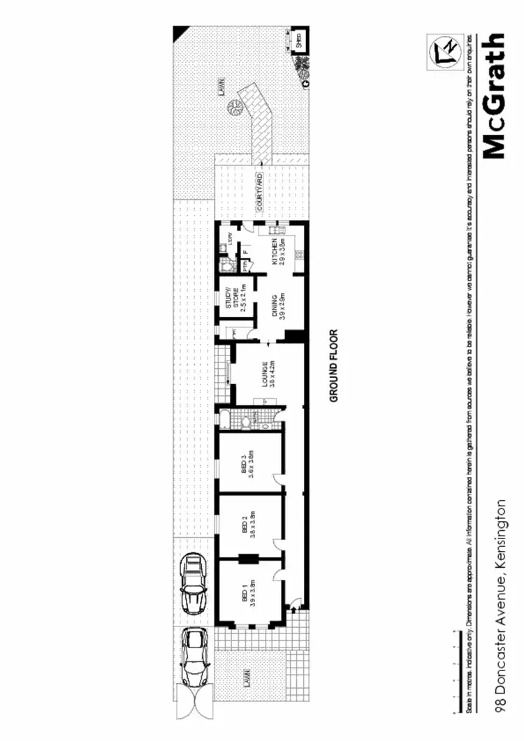 Floorplan of Homely house listing, 98 Doncaster Avenue, Kensington NSW 2033