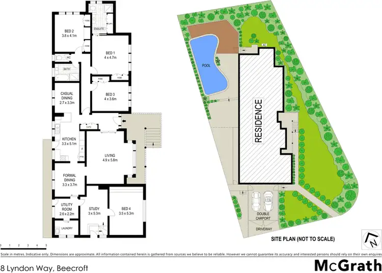 Floorplan of Homely house listing, 8 Lyndon Way, Beecroft NSW 2119