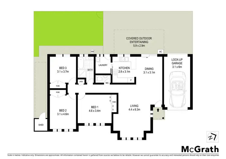 Floorplan of Homely villa listing, 2/32 Claremont Court, Wattle Grove NSW 2173