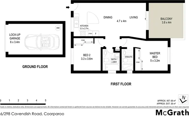 Floorplan of Homely apartment listing, 6/298 Cavendish Road, Coorparoo QLD 4151