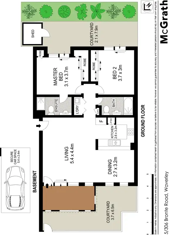 Floorplan of Homely apartment listing, 5/306 Bronte Road, Waverley NSW 2024