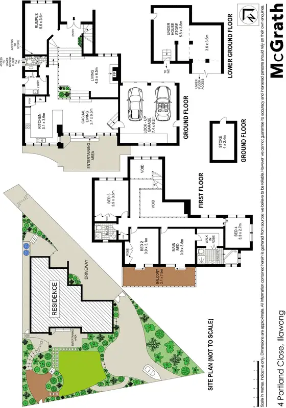 Floorplan of Homely house listing, 4 Portland Close, Illawong NSW 2234