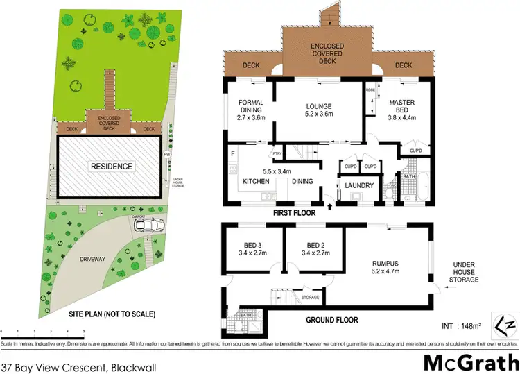 Floorplan of Homely house listing, 37 Bay View Crescent, Blackwall NSW 2256