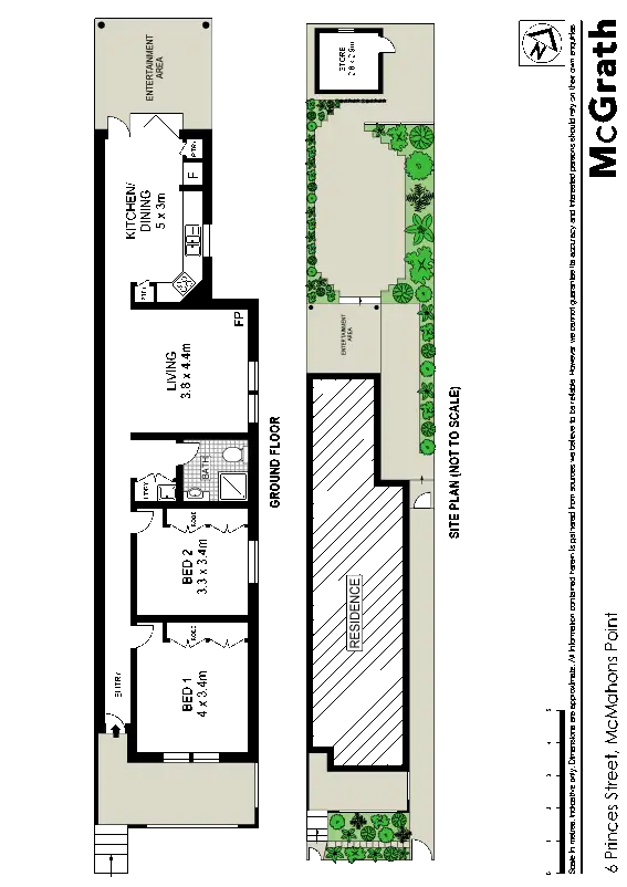 Floorplan of Homely house listing, 6 Princes Street, Mcmahons Point NSW 2060