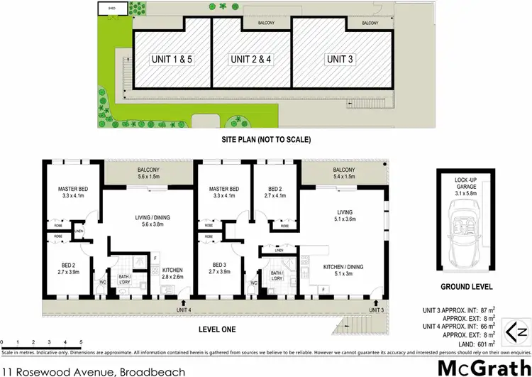 Floorplan of Homely apartment listing, 1/11 Rosewood Avenue, Broadbeach QLD 4218
