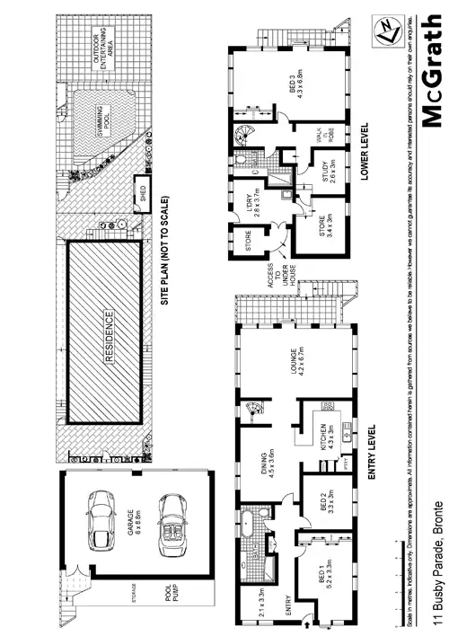 Floorplan of Homely house listing, 11 Busby Parade, Bronte NSW 2024