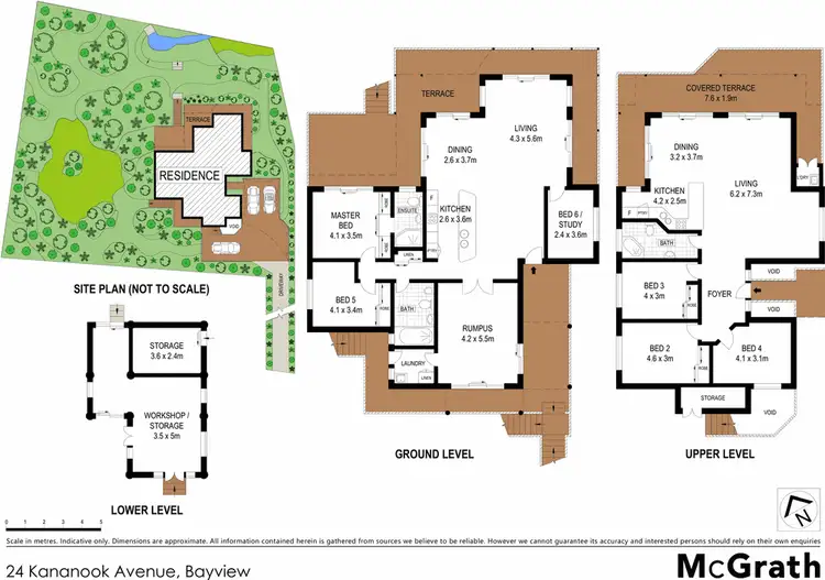 Floorplan of Homely house listing, 24 Kananook Avenue, Bayview NSW 2104