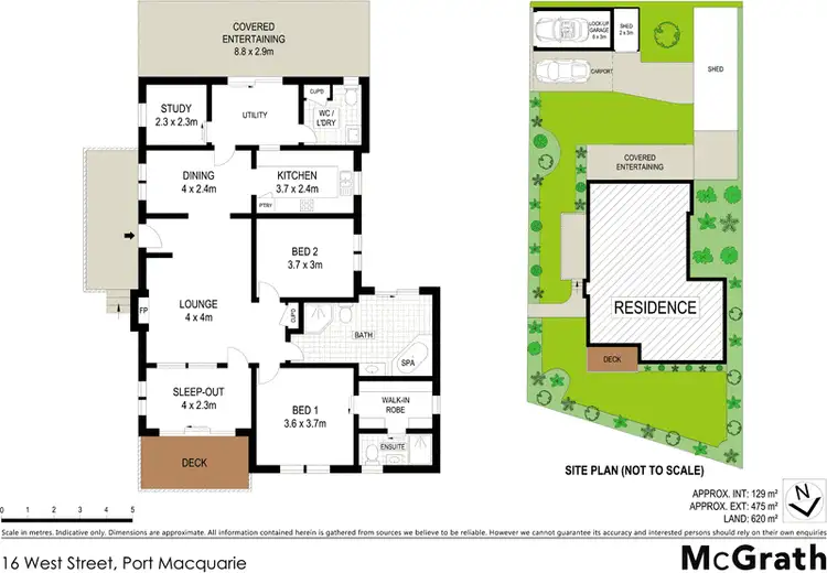 Floorplan of Homely house listing, 16 West Street, Port Macquarie NSW 2444