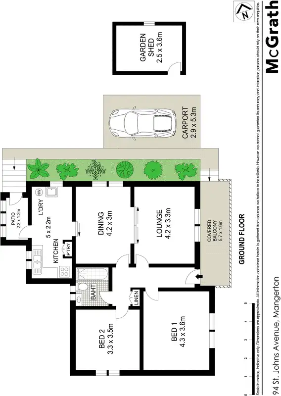 Floorplan of Homely house listing, 94 St Johns Avenue, Mangerton NSW 2500