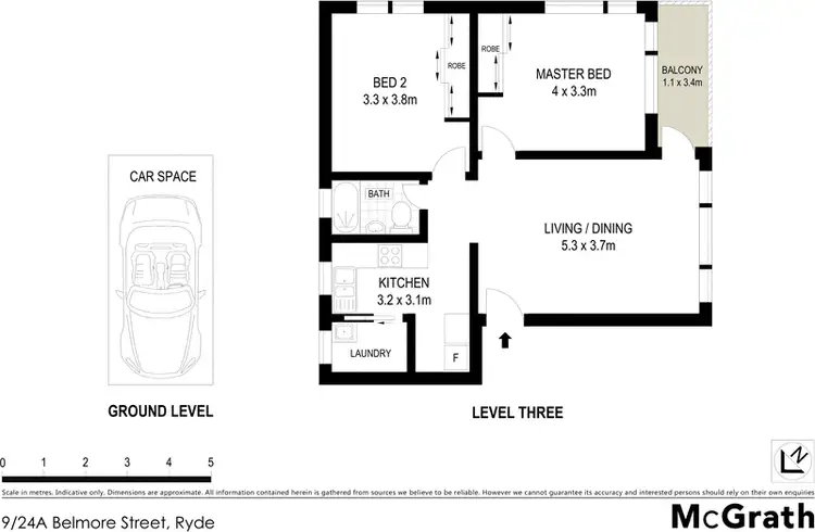 Floorplan of Homely house listing, 9/24A Belmore Street, Ryde NSW 2112