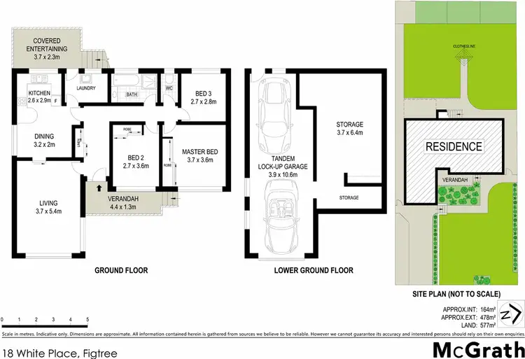 Floorplan of Homely house listing, 18 White Place, Figtree NSW 2525