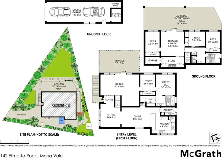 Floorplan of Homely house listing, 142 Elimatta Road, Mona Vale NSW 2103