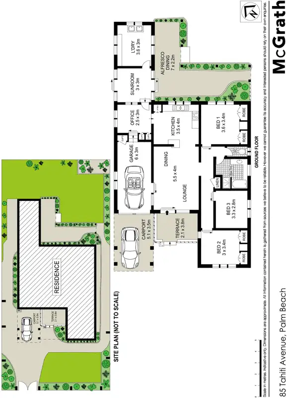 Floorplan of Homely house listing, 85 Tahiti Avenue, Palm Beach QLD 4221