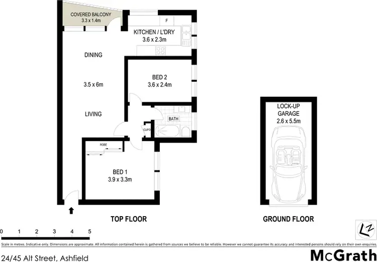 Floorplan of Homely apartment listing, 24/45 Alt Street, Ashfield NSW 2131