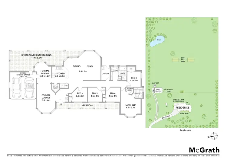 Floorplan of Homely house listing, 41 Barraba Lane, Quorrobolong NSW 2325