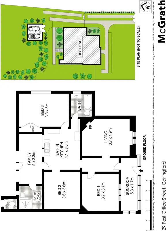 Floorplan of Homely house listing, 29 Post Office Street, Carlingford NSW 2118