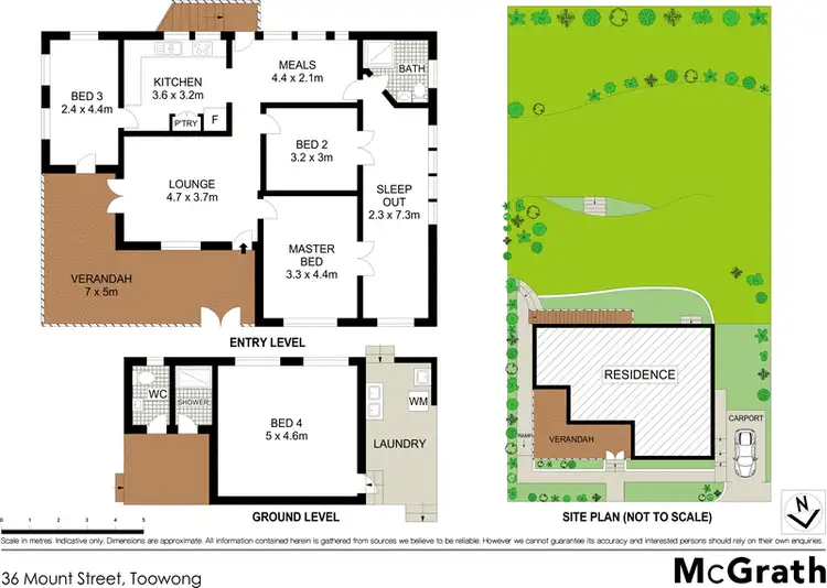 Floorplan of Homely house listing, 36 Mount Street, Toowong QLD 4066