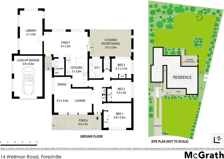Floorplan of Homely house listing, 14 Wellman Road, Forestville NSW 2087