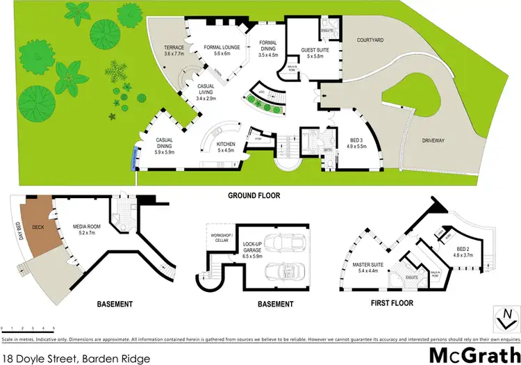 Floorplan of Homely house listing, 18 Doyle Street, Barden Ridge NSW 2234