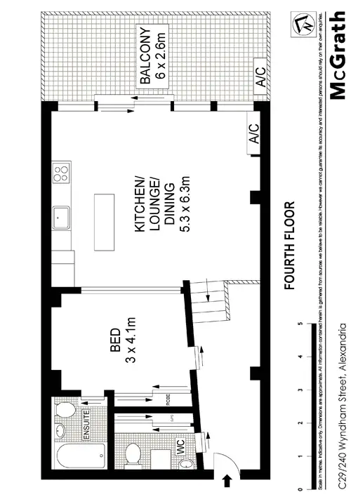 Floorplan of Homely apartment listing, C29/240 Wyndham Street, Alexandria NSW 2015