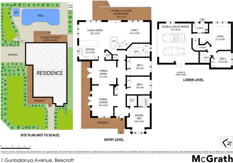 Floorplan of Homely house listing, 1 Gunbalanya Avenue, Beecroft NSW 2119