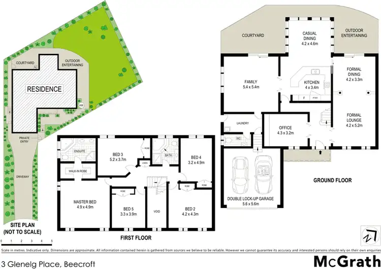 Floorplan of Homely house listing, 3 Glenelg Place, Beecroft NSW 2119