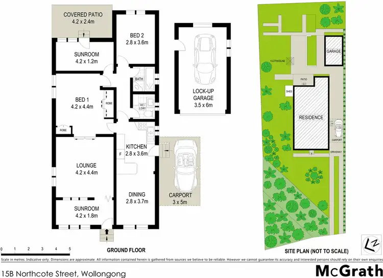 Floorplan of Homely house listing, 15b Northcote Street, Wollongong NSW 2500