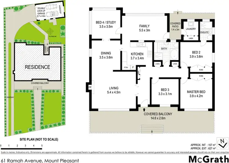 Floorplan of Homely house listing, 61 Ramah Avenue, Mount Pleasant NSW 2519