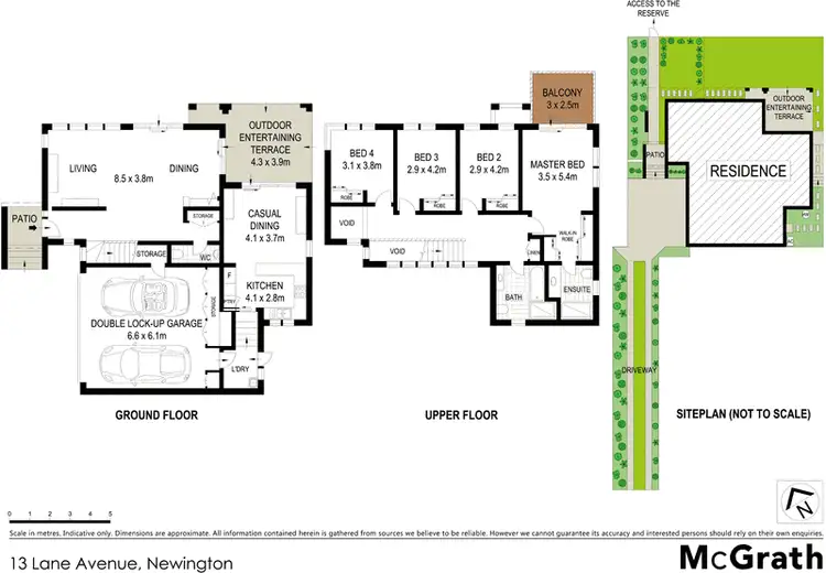 Floorplan of Homely house listing, 13 Lane Avenue, Newington NSW 2127