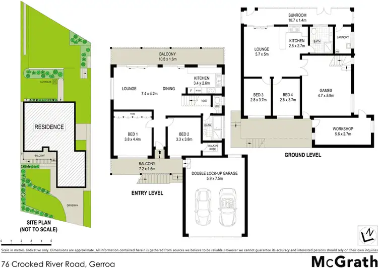 Floorplan of Homely house listing, 76 Crooked River Road, Gerroa NSW 2534