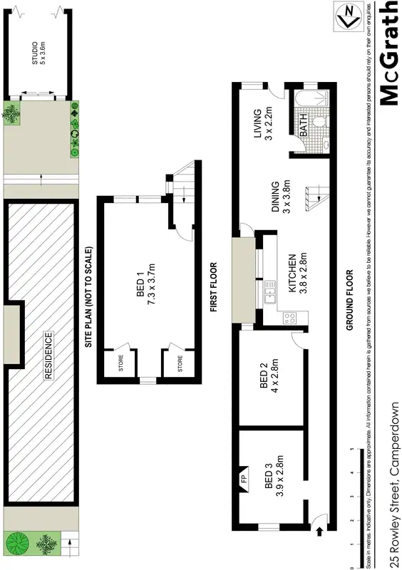 Floorplan of Homely house listing, 25 Rowley Street, Camperdown NSW 2050