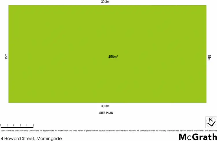 Floorplan of Homely land listing, 4 Howard Street, Morningside QLD 4170