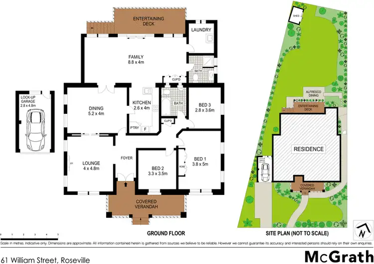 Floorplan of Homely house listing, 61 William Street, Roseville NSW 2069