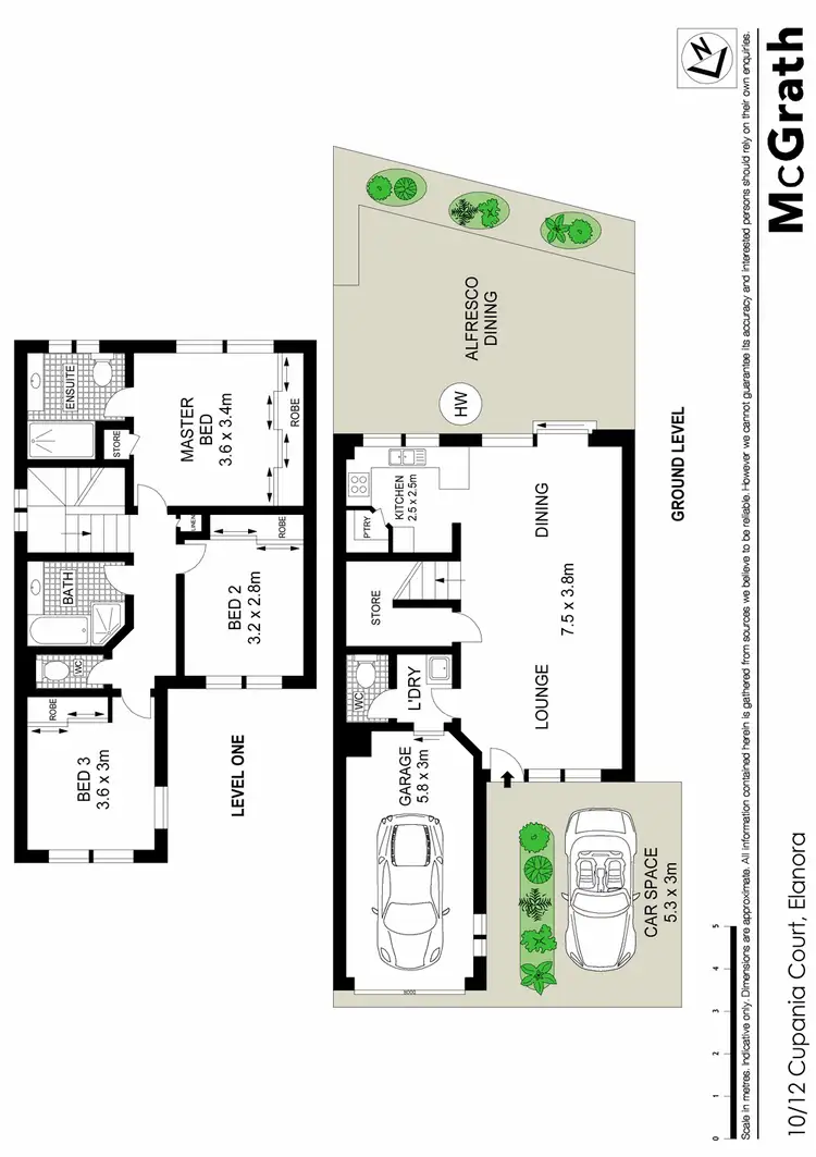 Floorplan of Homely townhouse listing, 10/12 Cupania Place, Elanora QLD 4221