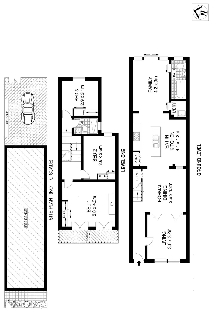 Floorplan of Homely house listing, 82 Gerard Street, Alexandria NSW 2015