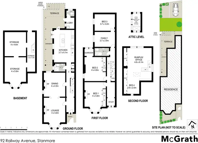 Floorplan of Homely house listing, 92 Railway Avenue, Stanmore NSW 2048