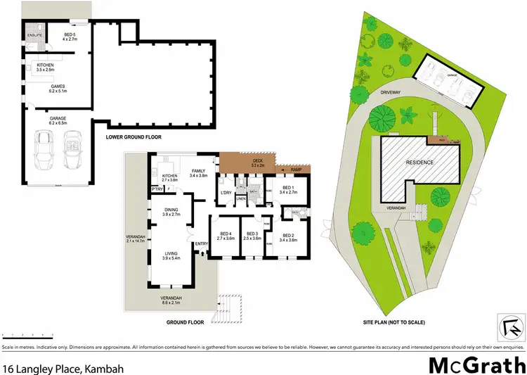 Floorplan of Homely house listing, 16 Langley Place, Kambah ACT 2902