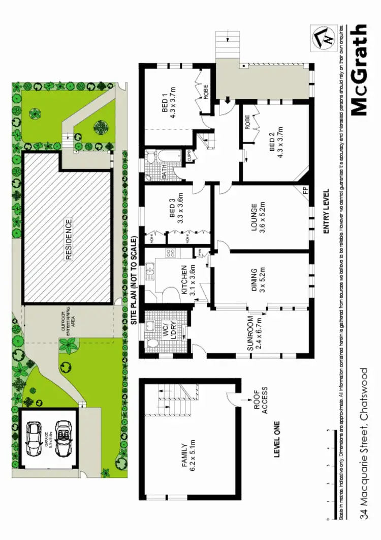 Floorplan of Homely house listing, 34 Macquarie Street, Chatswood NSW 2067