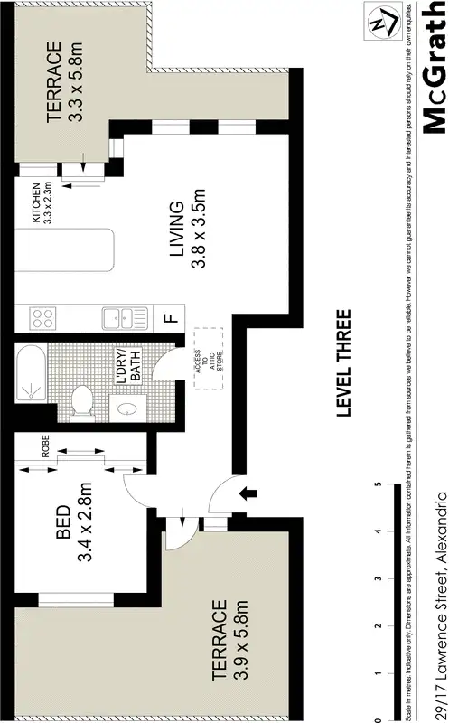Floorplan of Homely apartment listing, 29/17 Lawrence Street, Alexandria NSW 2015