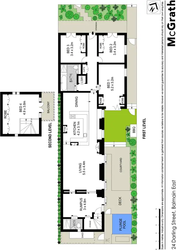 Floorplan of Homely house listing, 24 Darling Street, Balmain East NSW 2041